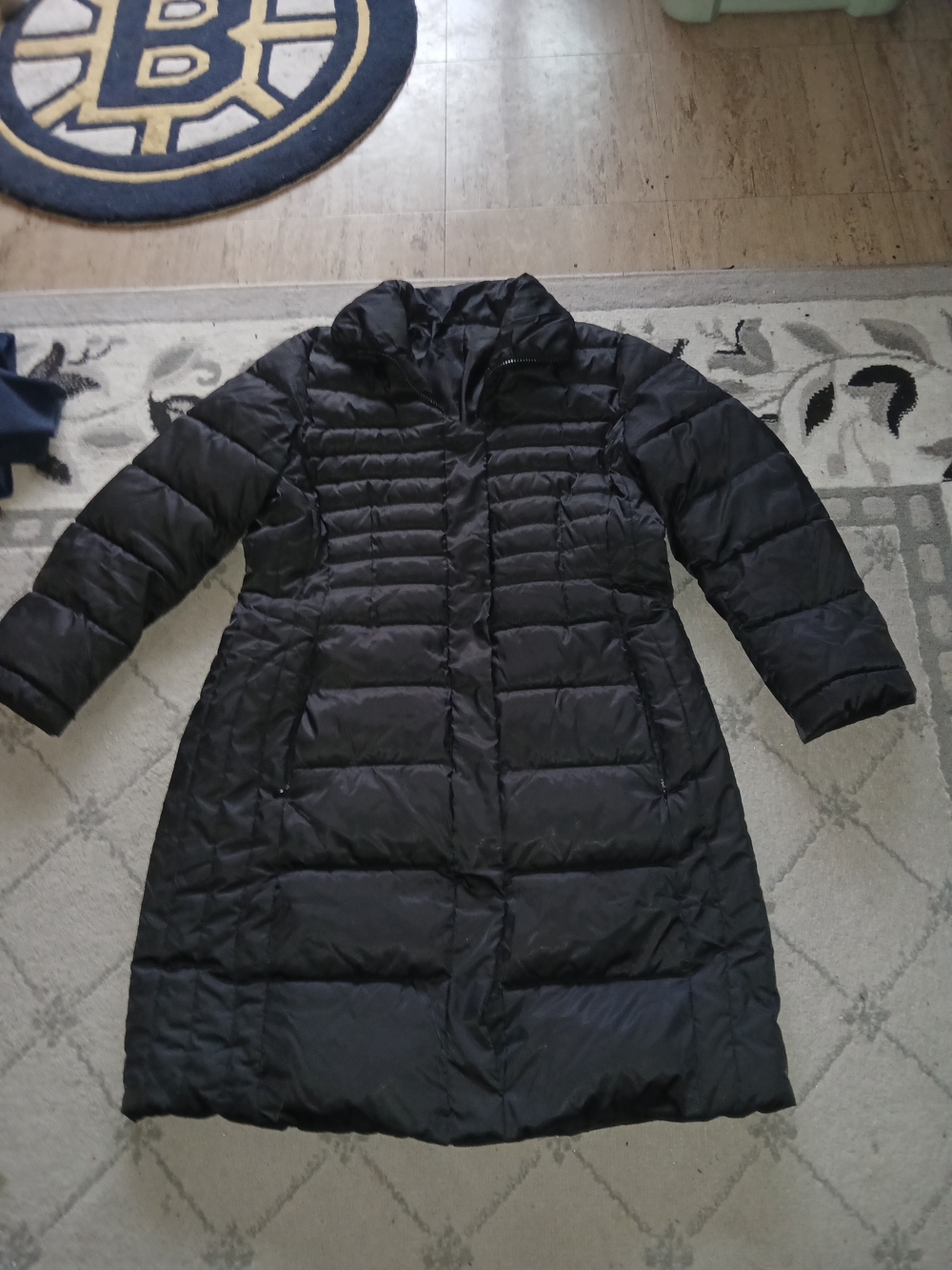 Tahari Womens Long Puffer Coat Large Like New-BUY ONE ITEM CHOOSE ONE FREE